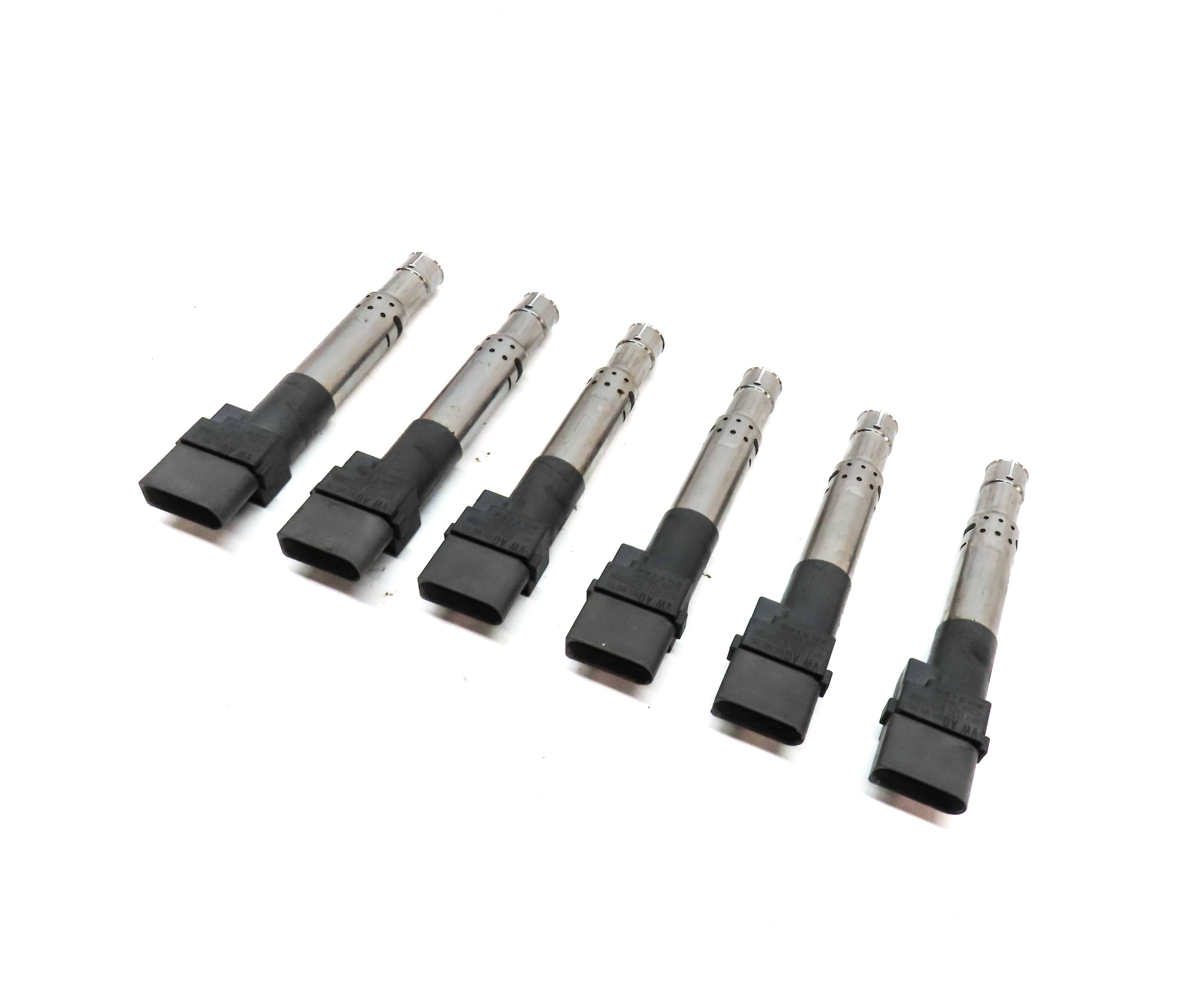 06-17 VW/AUDI Q7 A3 TT EOS PASSAT TOUAREG (8P 4L MK2 B6 B7) IGNITION COIL SET 6 — exact item pictured